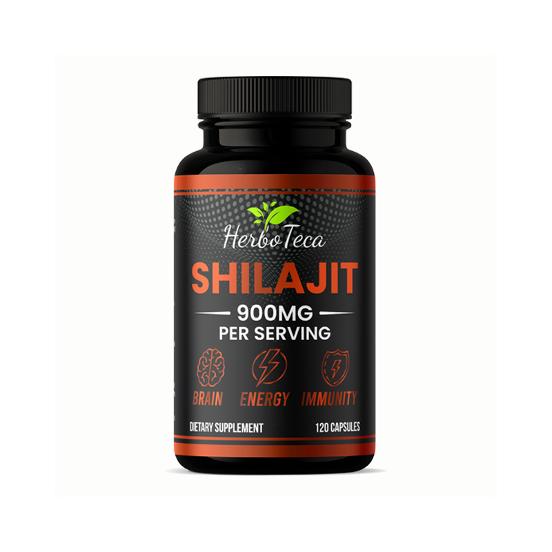 Shilajit 900mg HERBOTECA - 3 capsules pour vitalité et énergie