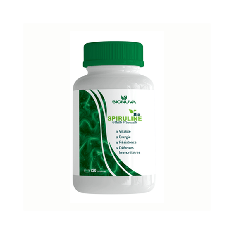 BIONUVA Spiruline – 500 mg – 120 Gélules
