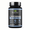Flacon de L-Tryptophane HerboTeca 500 mg par gélule, 60 gélules, vue de face