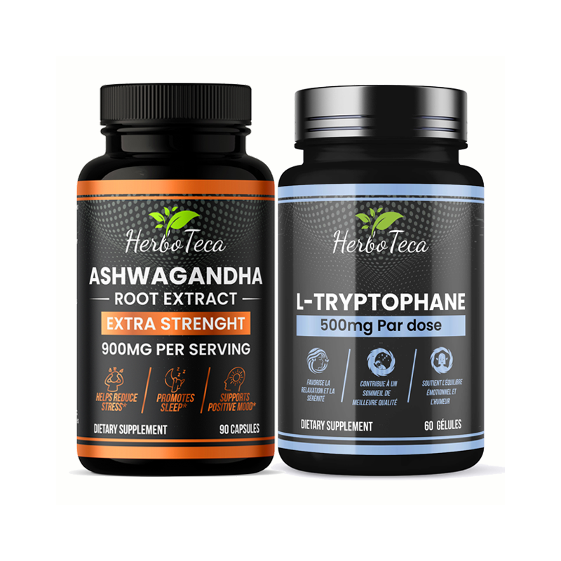PACK SOMMEILET EQUILIBRE ÉMOTIONNEL L-TRYPTOPHANE + ASHWAGANDHA HERBOTECA
