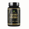 Flacon de Shilajit Premium Edition HerboTeca, 400 mg par gélule, 30 gélules, vue de face