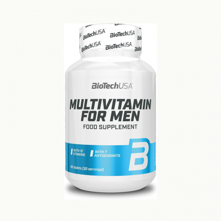 Multivitamin for Men BioTechUSA  disponible chez nutrisport.ma