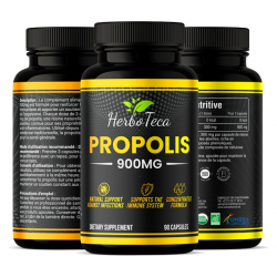 propolis herboteca immunité naturelle 90 capsules disponible chez nutrisport.ma